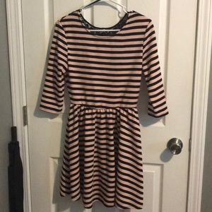 Long sleeve, striped dress